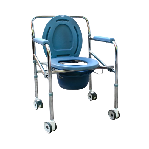 Commode Chair With Wheel